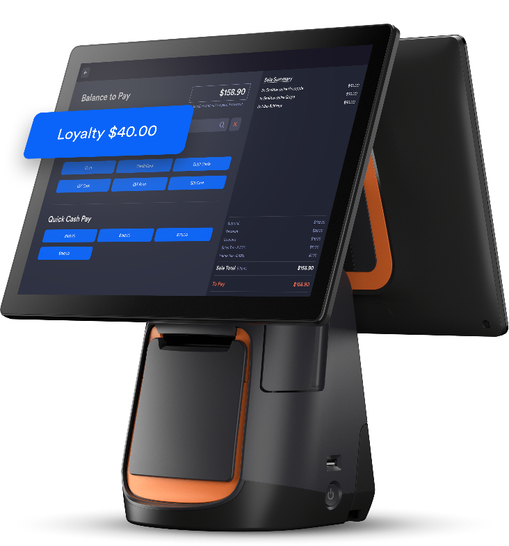 Smoke shop POS system with loyalty program