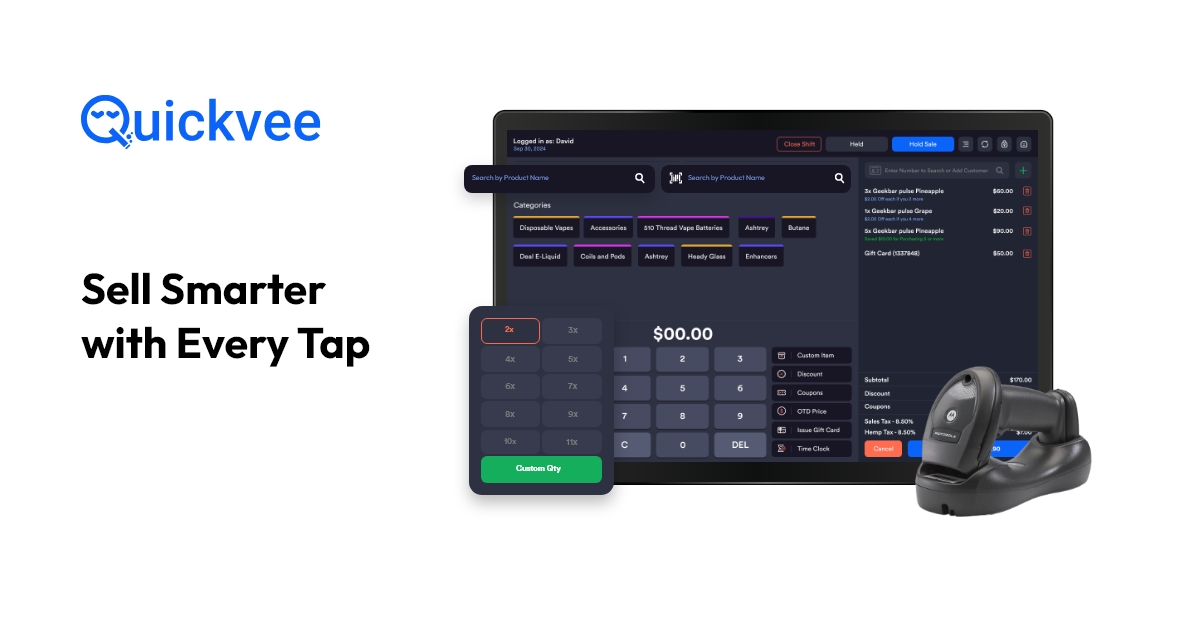 Quickvee POS Sales Tools | Faster Checkout & Smart Promotions